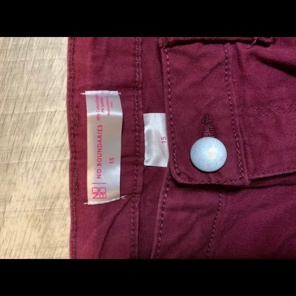 Maroon/burgundy pants